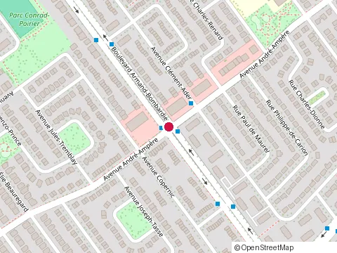 Location of Restaurant la Korona at 7901 avenue André Ampère, Montréal