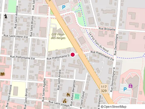 Location of Restaurant la Licorne at 161 boulevard Norbert-Morin, Sainte-Agathe-des-Monts