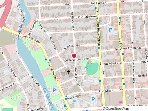 Location of Restaurant la Mamounia at 40 Rue de Carillon, Hull