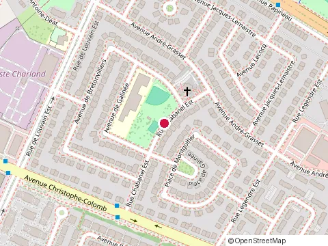 Location of Restaurant la Pizzaiolle at 1330 Rue Chabanel O, Montréal
