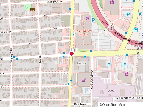 Location of Restaurant la Teranga at 303 Boulevard Saint-Joseph, Gatineau