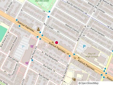 Location of Restaurant la Viola at 10289 avenue Papineau, Montréal