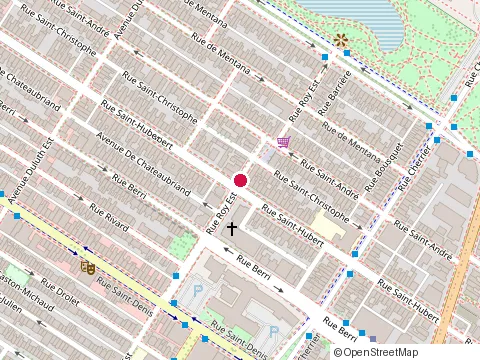 Location of Restaurant Lamarche at 804 Rue Roy E, Montréal