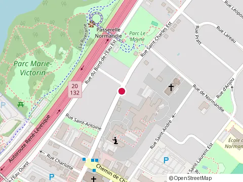 Location of Restaurant Lanterne at 165 Rue Saint-Charles O, Longueuil