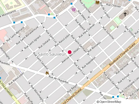 Location of Restaurant Lao Indochine at 538 Avenue des Oblats, Québec