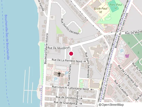 Location of Restaurant Laurence at 578 Rue Saint-Charles, Boucherville