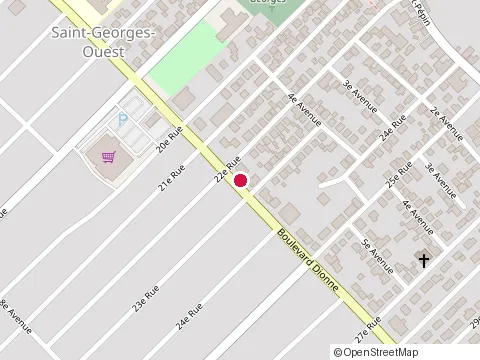 Location of Restaurant le Boulevard Chez Karine at 2295 Bd Dionne, Saint-Georges