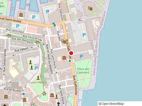 Location of Restaurant le Carcy at 84 Rue Dalhousie, Québec