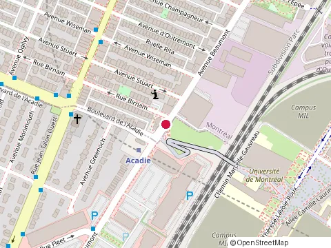 Location of Restaurant le Cauris at 950 Beaumont Ave, Montréal