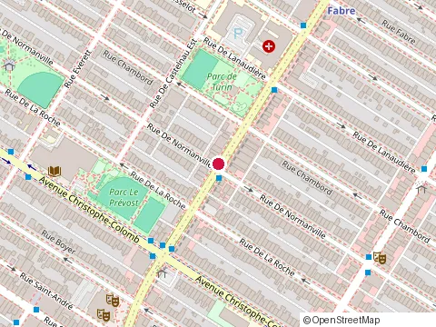 Location of Restaurant le Colbert at 1235 Rue Jean-Talon E, Montréal