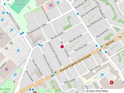 Location of Restaurant le Crepuscule at 11 Rue de Gaspe, Québec