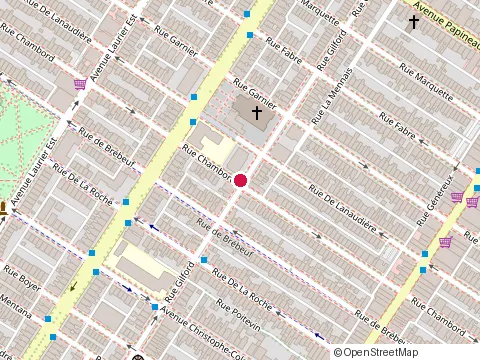 Location of Restaurant le Magnifique at 1251 Rue Gilford, Montréal