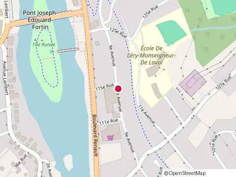 Location of Restaurant le Nouveau Snoopy at 595F 9E Av, Beauceville