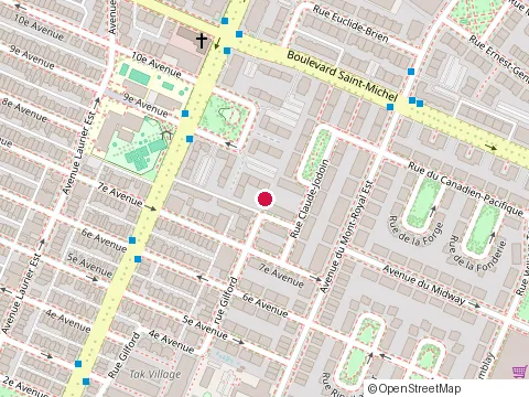 Location of Restaurant le Pegase at 1831 Rue Gilford, Montréal