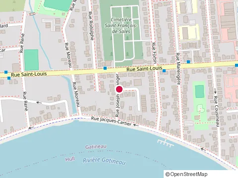 Location of Restaurant le Petit Hector at 565 Rue Bélanger, Gatineau
