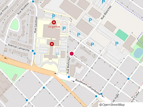 Location of Restaurant le Printanier at 1275 Rue Blanchet Local 104, Saint-Hyacinthe