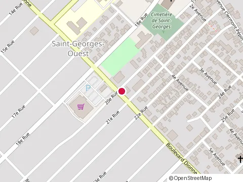 Location of Restaurant le Sablonet at 2007 Bd Dionne, Saint-Georges