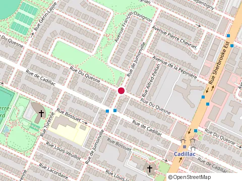 Location of Restaurant le Saint-Jacques at 6001 Rue de Jumonville, Montréal