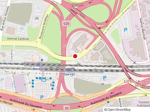 Location of Restaurant le Sémaphore at 705 Michel Jasmin Ave, Dorval