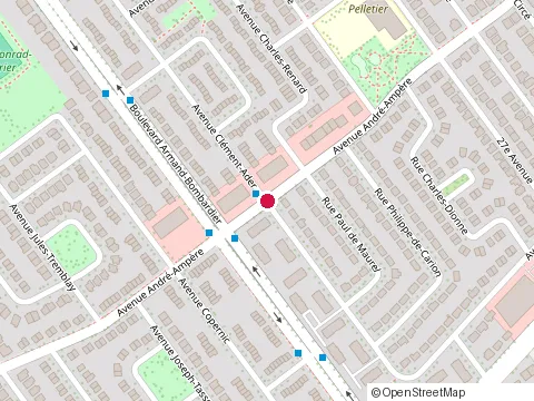 Emplacement de Restaurant le Surfin - Crème Glacée-Apportez Votre Vin au 8005 Avenue André-Ampère, Montréal