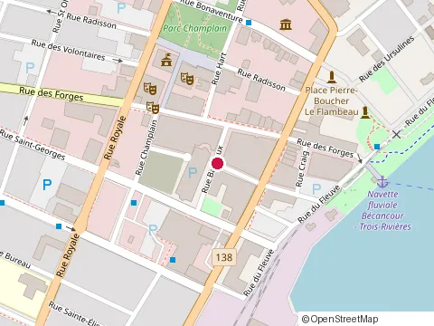 Location of Restaurant le Toscane at 163 Rue St-Antoine, Trois-Rivières