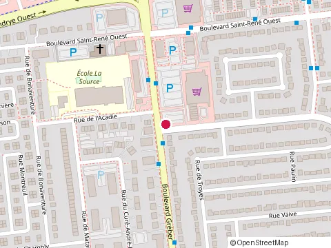 Location of Restaurant le-Goût at 444 Boulevard Gréber, Gatineau
