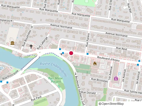 Location of Restaurant Lotus at 30 Boulevard d'Anjou, Châteauguay