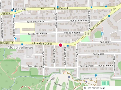 Location of Restaurant Lou-Castelet at 1466 Galt O, Sherbrooke