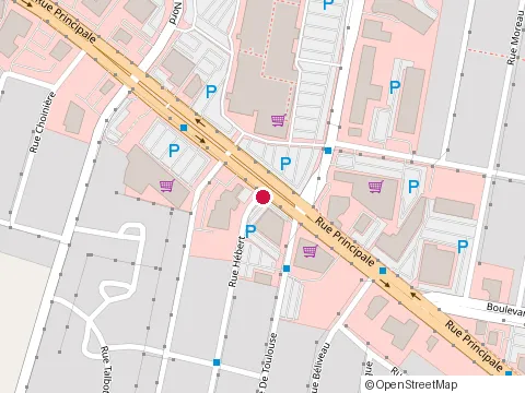 Location of Restaurant Lune d'Asie Enr at 26 Rue Hébert, Granby
