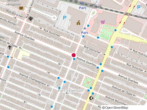 Location of Restaurant Mangez Délicieux at 470 avenue Ogilvy, Montréal