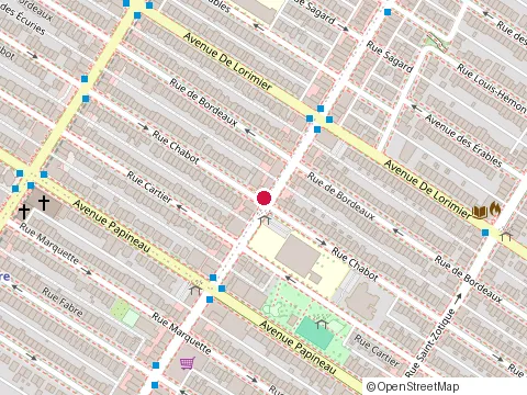 Location of Restaurant Mastard at 1879 Rue Bélanger, Montréal