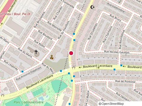 Location of Restaurant Michelet (Halal) at 6450 Rue Beaubien E, Montréal