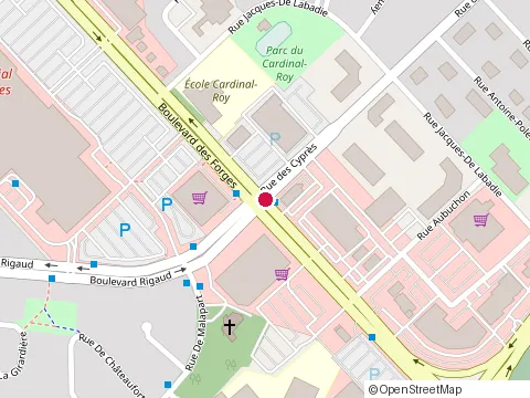 Location of Restaurant Mikes Trois-Rivières at 3726 boulevard des Forges, Trois-Rivières