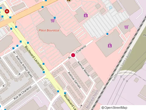Location of Restaurant Mini Diner Enr at 5812 Rue Charleroi, Montreal-Nord