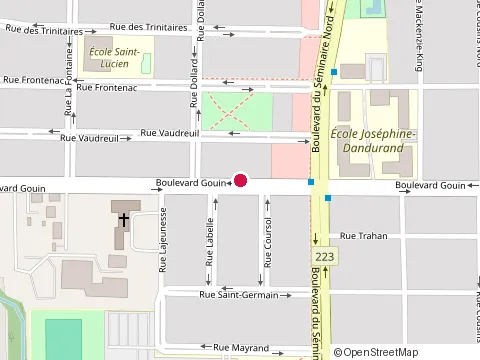 Location of Restaurant Mosai at 305  boulevard Gouin, Saint-Jean-sur-Richelieu