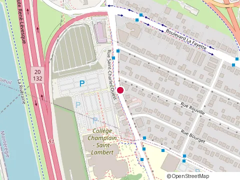 Location of Restaurant N&G at 1430 St Charles O, Longueuil