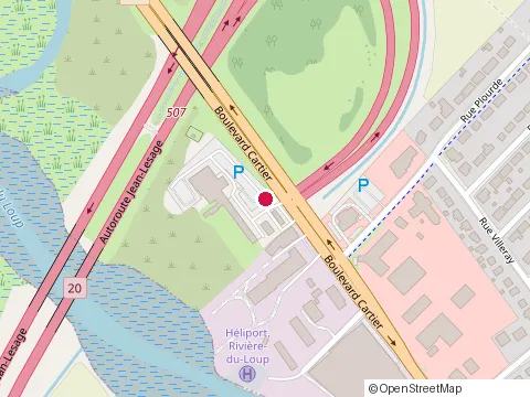 Location of Restaurant Normandin at 80 Boulevard Cartier, Rivière-du-Loup