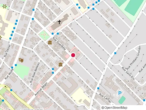 Location of Restaurant Notre-Dame Enr at 70 avenue Begin, Levis