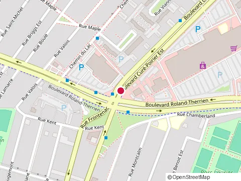 Location of Restaurant Nouilles Orientales at 1169 Boulevard Curé-Poirier O, Longueuil