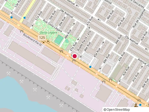 Location of Restaurant Nouveau Félix at 9143 Pie-Ix Blvd, Montréal