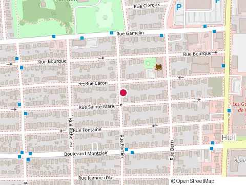 Location of Restaurant Nouveau Li Ho at 56 Rue Fortier, Gatineau