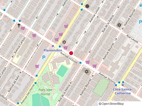 Location of Restaurant Papa at 5955 avenue Victoria, Montréal