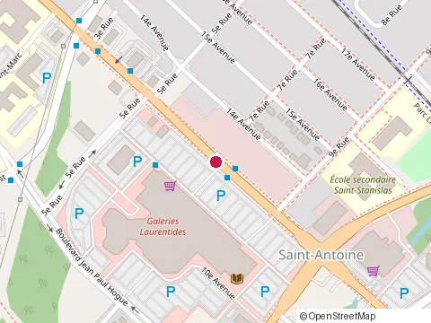 Location of Restaurant Pepe Nero at 500 des Laurentides, Saint-Jérôme
