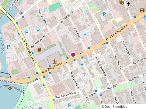 Location of Restaurant Persepolis at 305 Rue King Ouest, Sherbrooke