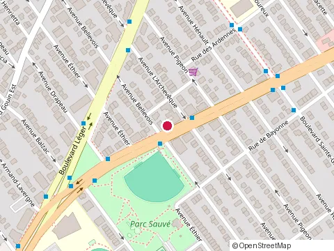 Location of Restaurant Pik-Liz at 4811 boulevard Henri-Bourassa E, Montréal