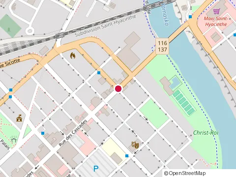 Location of Restaurant Pizza Istanbul at 810 des Cascades Rue, Saint-Hyacinthe