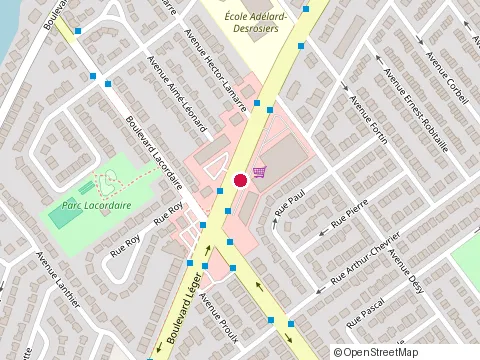 Location of Restaurant Poutine Sumo at 5836 boulevard Leger, Montreal-Nord