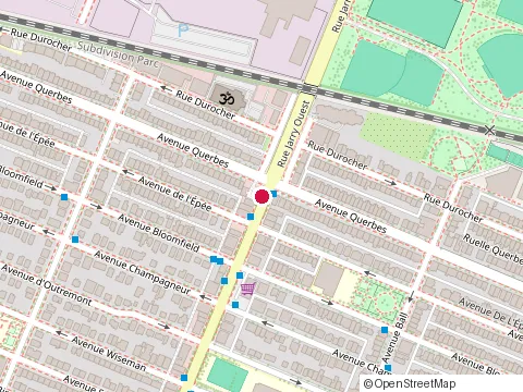 Location of Restaurant Quebec Deli • Déjeuner • Dîner • Souper at 590 Rue Jarry E, Montréal