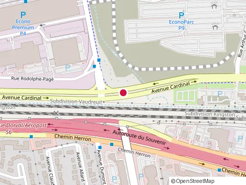 Location of Restaurant Raja G at 1771 Cardinal Ave, Dorval
