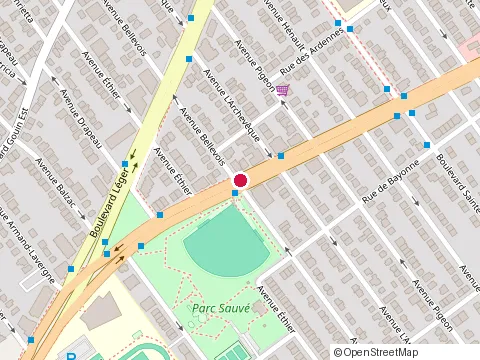Location of Restaurant Rallis at 4797 boulevard Henri-Bourassa E, Montreal-Nord